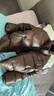 Abercrombie & Fitch男装25秋冬新款美式双拉链LOGO立领羽绒服外套132-5199 棕色 S (175/92A) 实拍图