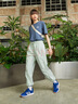 adidas情侣休闲纯棉上衣圆领短袖T恤男女夏季阿迪达斯官方轻运动   传奇墨水蓝   XL 实拍图