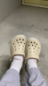 卡骆驰（CROCS）贝雅卡骆班洞洞鞋|205089 冬日白/彩色-1LI   36 /37(220mm)   实拍图