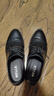 百丽男鞋商务正装皮鞋真皮26春夏牛皮鞋 黑/内增高5cm-三接头 41 实拍图