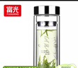 富光双层玻璃杯 高硼硅玻璃泡茶杯子 茶水分离杯 带茶隔商务水杯男士 实拍图