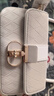 CHARINE&KATH 小&ck女包蜜桃粉法式腋下包包女小众百搭高级感链条斜挎单肩包女 米白色 专柜礼盒装 实拍图