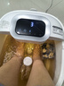 飞利浦（PHILIPS）泡脚桶躺泡免洗电动按摩足浴盆UV杀菌小白桶智能恒温加热软胶泡脚盆3222F 节日生日实用礼物 实拍图