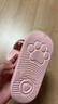 B.Duck小黄鸭童鞋儿童花园鞋男童宝宝洞洞鞋女童舒适软底拖鞋5966粉色24 实拍图