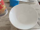 新款家用7英寸斗笠面碗釉下彩拉面碗高级感陶瓷吃面碗 纯白 7英寸 1个 斗笠碗 实拍图