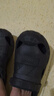稻草人洞洞鞋男士钓鱼凉鞋工装户外穿运动大码防滑涉水沙滩拖鞋黑 42-43 实拍图