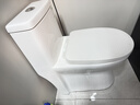 松鲸 卫浴家用马桶坐便器大冲力超漩虹吸式静音连体座便器小户型马桶 家用型【超漩虹吸】300/400坑距备注 实拍图