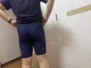 马孔多（macondo）支撑四分裤7代马拉松跑步压缩裤三口袋收纳防汗手机仓夜海蓝男2XL 实拍图