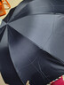 天堂 加大雨伞三折 晴雨两用商务伞经典格纹10骨大雨伞男女 藏青 实拍图