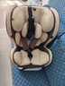 Heekin德国 儿童安全座椅汽车用0-4-12岁婴儿宝宝360度旋转ISOFIX硬接口 尊享灰(遮阳棚+上拉带+侧保护) 实拍图