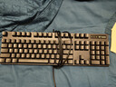 雷柏（Rapoo）V500PRO黄蓝升级款 104键有线背光机械键盘 PBT双色键帽电脑办公游戏全键无冲可编程键盘 茶轴 实拍图