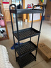 小推车置物架落地卫生间多层厨房移动零食蔬菜卧室床头收纳储物架 【四层】黑色带4轮 【活动中】 实拍图