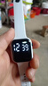 其他品牌高颜值LED手表时尚方形学生科技感超强夜光数字个性运动 白色 实拍图