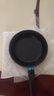 【亏本清仓】韩式麦饭石色不粘锅平底锅铁锅电磁炉不带盖 黑色小煎锅 16cm 实拍图