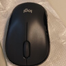罗技（Logitech）M220 轻音鼠标 无线鼠标 办公鼠标 对称鼠标 带无线微型接收器 灰黑色 实拍图