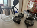 【京东物流】茶壶套装整套茶具大容量玻璃茶杯带滤网耐高温泡茶具 1000ML一壶+四杯套装【无茶盘】 实拍图