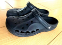 卡骆驰（CROCS）洞洞鞋贝雅男鞋女鞋轻便耐磨一脚蹬拖鞋休闲鞋|10126 黑色-001 39 (240mm) 实拍图