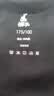 铜牛优纺棉棉毛男女衫秋冬新款纯棉打底衫上衣秋衣情侣圆领CS005 7579-5554黑 半高领女衫 XL (175/100) 实拍图