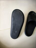 京东京造【3.5cm踩屎感】eva厚底拖鞋男士防臭休闲凉拖鞋夜色黑 42-43 实拍图