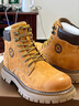 骆驼（CAMEL）【王俊凯同款】马丁靴男新款百搭男士大黄靴户外徒步工装登山靴 GE122W7757T 金黄色 (男款) 44 实拍图