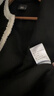 百图betu女装冬季新款短外套撞色边环保羊剪绒短外套女2311T73 黑色 L 实拍图