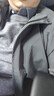 罗蒙（ROMON）外套男士休闲商务夹克男春季百搭男装上衣服 深灰色 4XL 实拍图