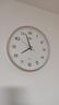 康巴丝（Compas）挂钟客厅静音石英钟表挂墙时钟挂表新款简约时钟 金色 26cm 实拍图