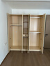 全友家居衣柜卧室家用储物收纳柜一体靠墙现代简约原木风大衣柜出租屋 实拍图