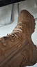 仪标新式棕色作战靴超轻训练真皮防水战靴沙漠2l高帮登山鞋户外作战鞋 棕色21作战鞋（质保一年） 40 实拍图