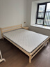 帝灏【现货闪发】床全实木床双人床现代简约单人床经济出租房 实木床【无油漆】+5cm床垫 1.5米*2米（前30名抢） 实拍图