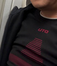 悠途（UTO）压缩速干衣套装男滑雪登山户外运动保暖内衣黑酒红色(男款）L 实拍图