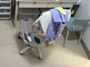 朗域轩品人体工学电竞椅人工力学座椅久坐护腰宿舍游戏电脑椅子可躺写字椅 【升级四向腰托】蝶翼白丨乳胶-4级气杆 120-155度(含) 联动扶手 四向腰托 实拍图