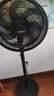 美的（Midea）【超级单品】七叶轻音立式电风扇家用柔风落地扇台式桌面小型风扇大风量节能摇头宿舍电扇 SAF30AB 实拍图