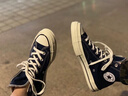 匡威（Converse）1970s 三星标经典高帮鞋情侣运动鞋学生鞋休闲帆布鞋男鞋女鞋 162050C 经典黑 38 /5.5 实拍图