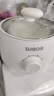 SUIBOIR苏泊电煮锅学生宿舍小电锅煮面神器泡面锅迷你小型炖蒸煮一体电热火锅 2L 陶瓷釉+无蒸笼【1.5米加长线+防水扣】 实拍图