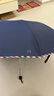 天堂 防晒晴雨伞三折 晴雨伞加大加固防晒晴雨两用经典商务 藏青 实拍图