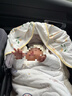 十月结晶婴儿包单初生新生婴儿包被纯棉抱被产房用品 鲸澜云梦【四季双层】 85*85cm 实拍图