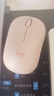 罗技（Logitech）M221轻音鼠标 无线鼠标 办公鼠标 对称鼠标 带无线微型接收器 茱萸粉 实拍图