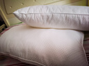 富安娜 枕头芯低枕酒店枕头全棉面料抗菌枕头芯纤维软枕芯一对装74*48cm 实拍图