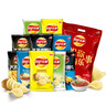 乐事（Lay's）薯片（黄瓜味+原味+红烩味+鱿鱼味+鸡翅味）400g 混合10包 实拍图