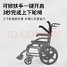 京巧【金榜推荐】折叠可提轮椅老人专用出行小型轻便旅行便携式手推车 实拍图