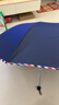 天堂 防晒晴雨伞三折 晴雨伞加大加固防晒晴雨两用经典商务 藏青 实拍图
