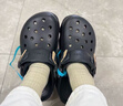 卡骆驰（CROCS）贝雅洞洞鞋男鞋女鞋轻便耐磨一脚蹬拖鞋休闲鞋百搭花园鞋|10126 黑色-001 43 (270mm) 实拍图