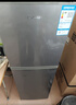 荣事达（Royalstar）小冰箱迷你小型家用冷藏冷冻宿舍寝室出租房双门电冰箱节能省电 168灰色【节能省电 一级能效】98L 实拍图