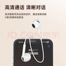 惠普（HP）【京东金榜】DHH-1112A有线耳机半入耳式3.5mm接口圆孔 适用苹果安卓 白色 实拍图