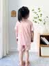浪莎（LangSha）夏款莫代尔女童睡衣女孩空调服宝宝家居服荷叶套装 实拍图