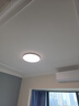 欧普照明（OPPLE）全光谱护眼吸顶灯卧室灯智能LED照明灯具简约现代快装圆形 实拍图