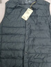 MUJI男式 轻量羽绒便携式 背心 男士羽绒马甲  深藏青色 M 实拍图