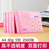 亚太森博拷贝可乐A4打印纸 80g 500张*5包 双面打印不透印 复印纸 整箱2500张【专业造纸厂牌】 实拍图
