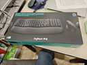 罗技（Logitech）Wave Combo 无线人体工学键鼠套装 垂直鼠标 无线蓝牙鼠标 办公键盘 无线键盘 蓝牙键盘 黑色 实拍图
